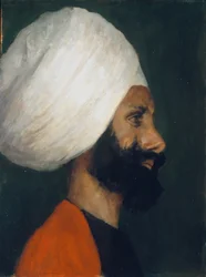 Chet Singh, ein Chaprassee von Feldmarschall Lord Roberts, ca. 1890